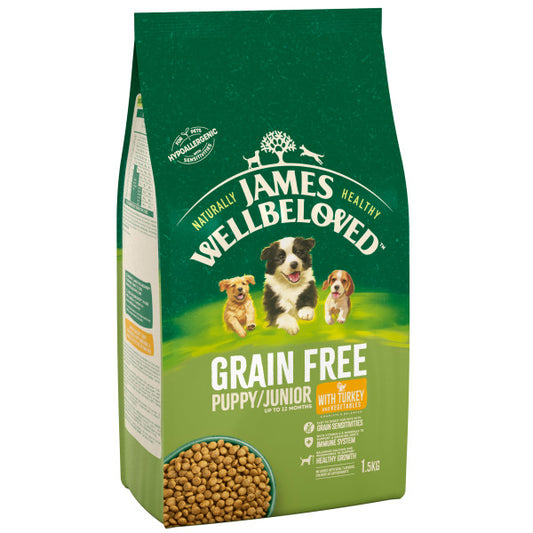 JW Puppy GF Turkey & Veg 1.5 kg