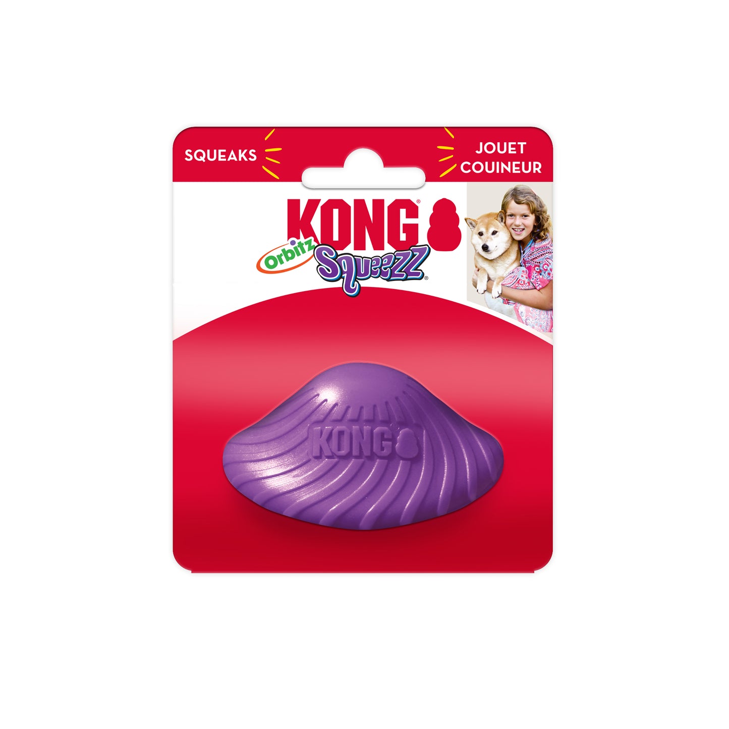 Kong Squeezz Orbitz Saucer Small