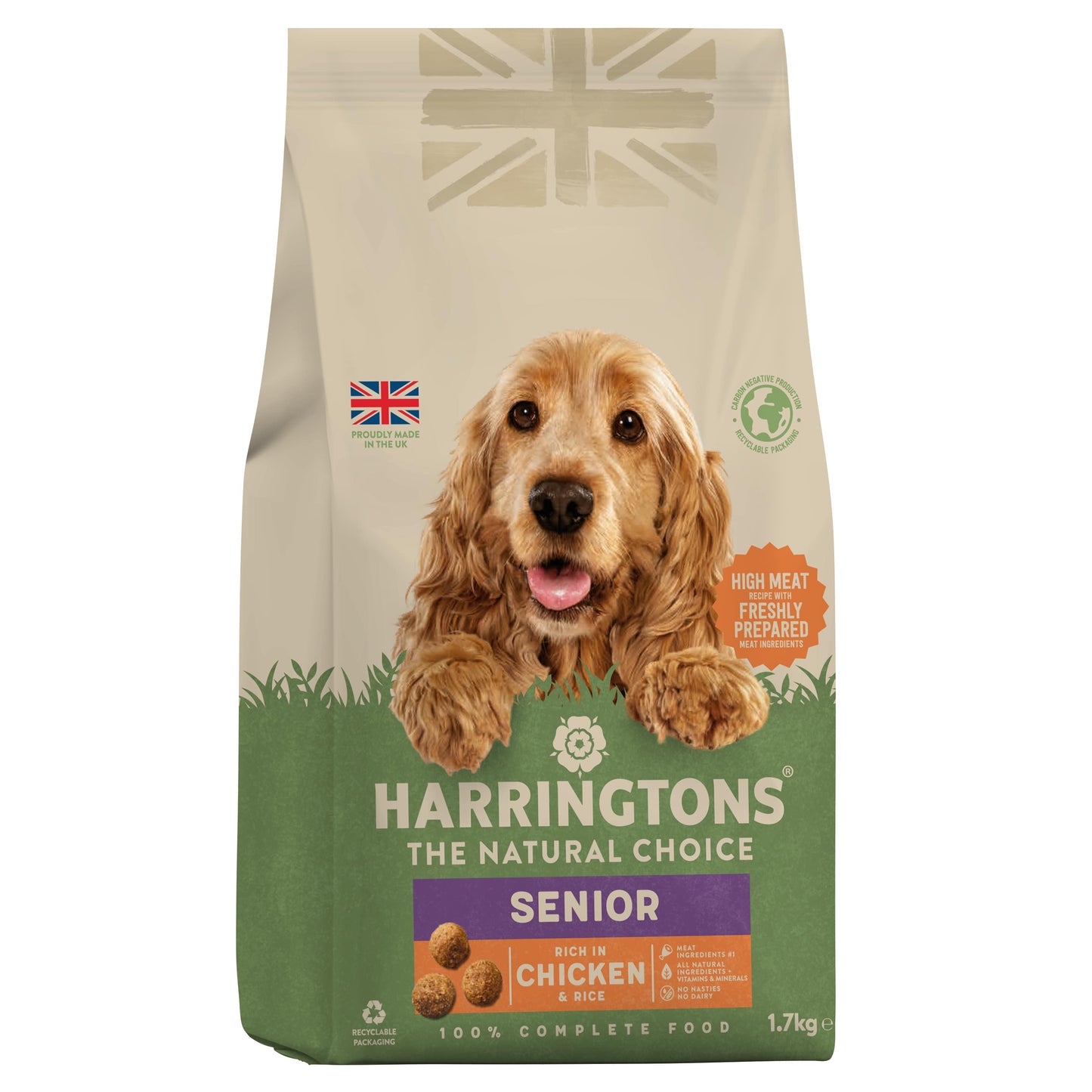 Harringtons Dog Senior Chicken 4x1.7kg