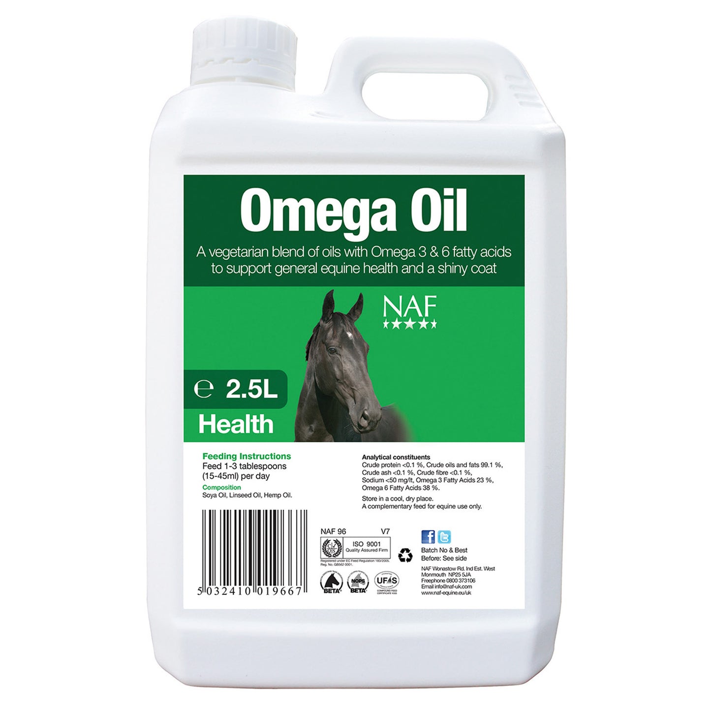 NAF Omega Oil 2.5 L