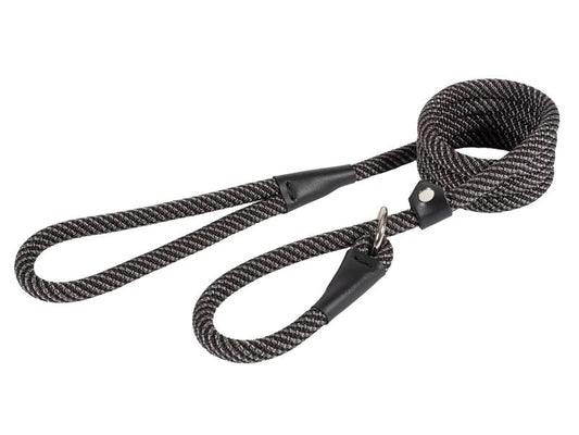 Ancol Extr Rope Slip Blk/Gry12mm 1.5 m