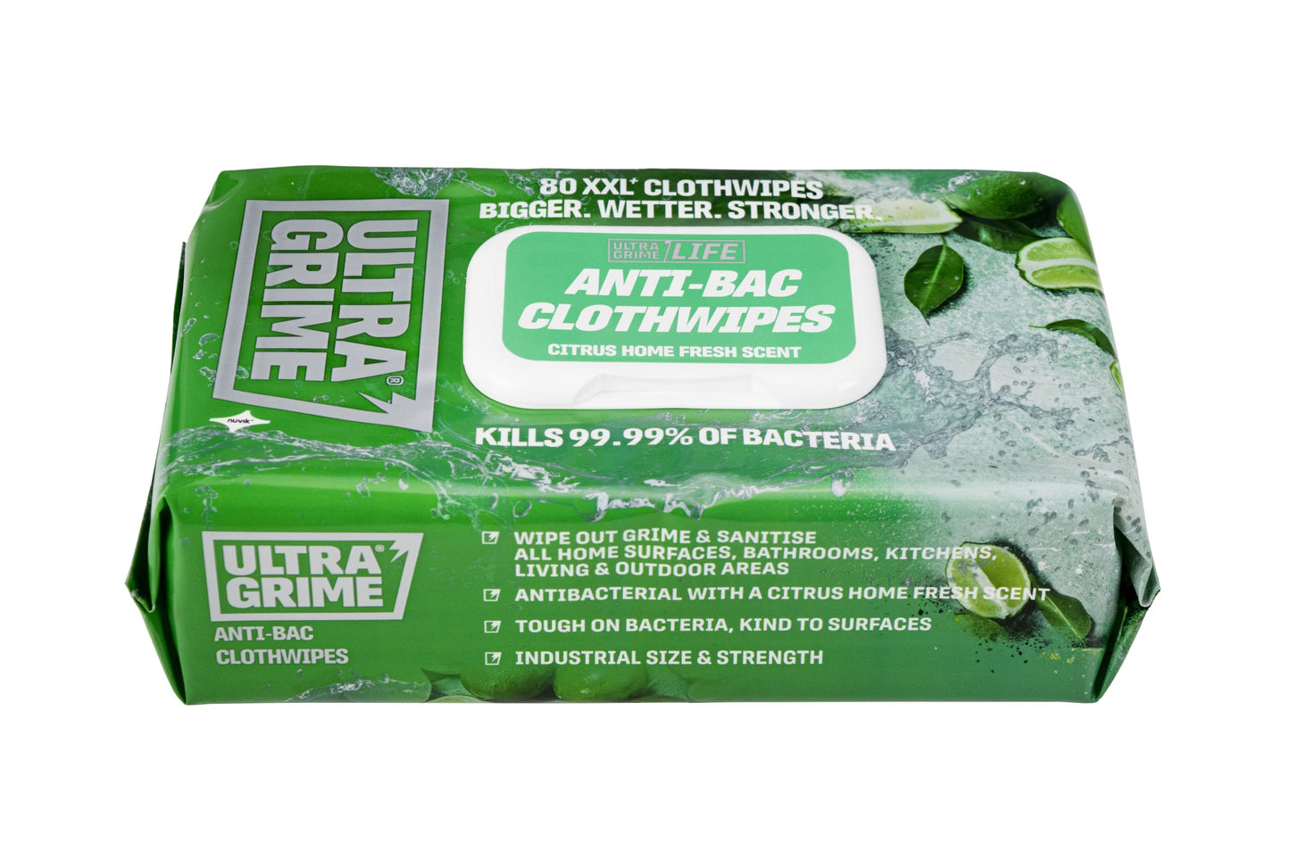 Ultra Grime XXL Anti Bac Wipes 40pk Each