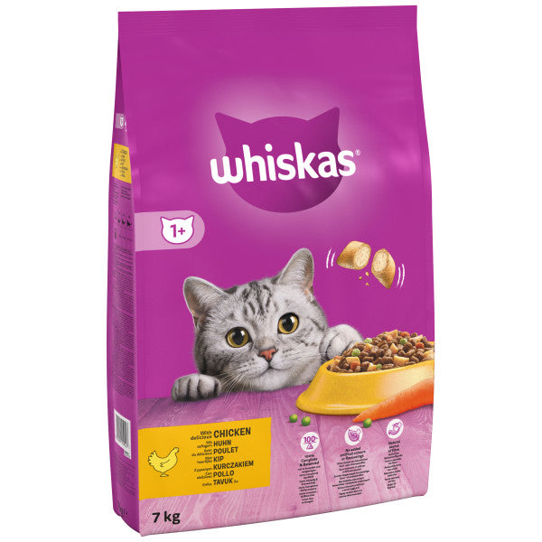 Whiskas Dry 1+ Chicken 7 kg