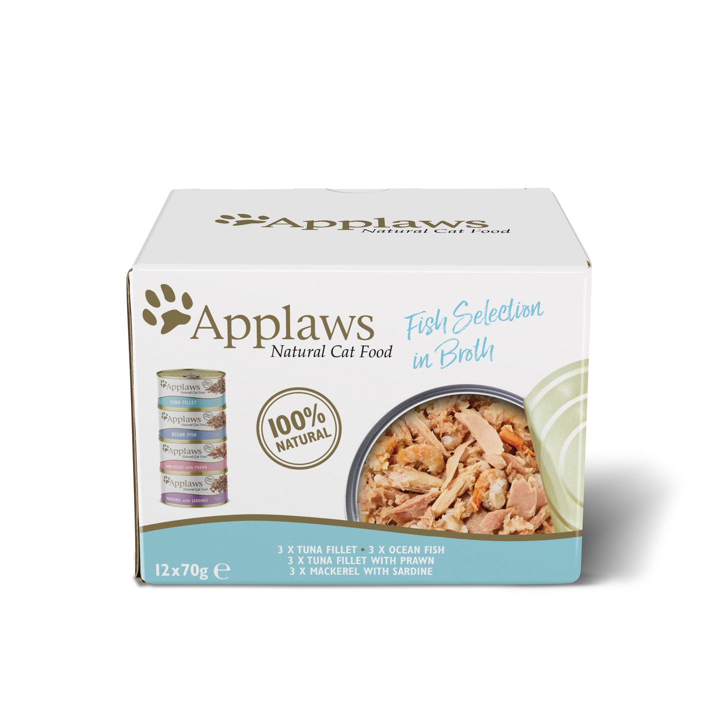 Applaws Cat Fish Selection Tin 4x12x70g