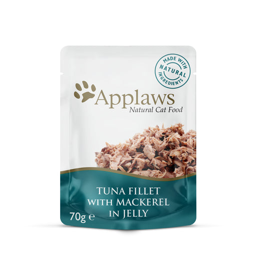 Applaws Cat Pch Tuna Mackrel Jel 16x70g