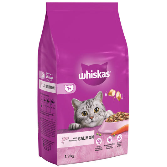 Whiskas Dry 1+ Salmon 1.9 kg