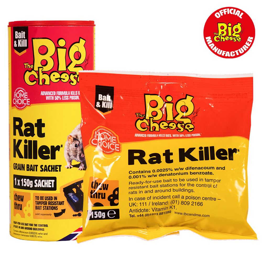 Big Cheese Rat Killer2 Grain Bait Sachet