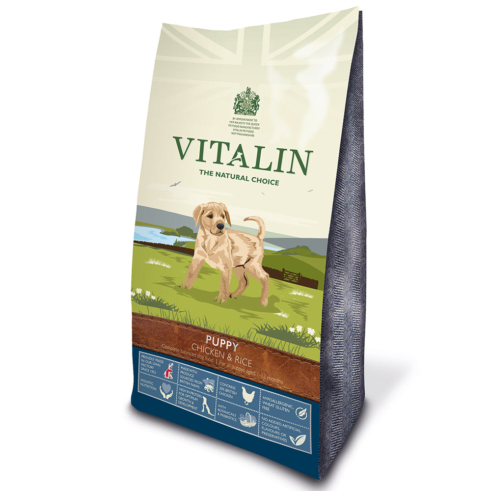 Vitalin Puppy Wht Gluten Fr Chicken4x2kg