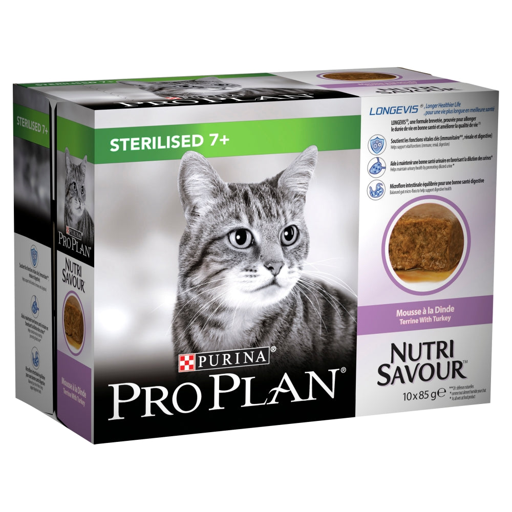 Pro Plan NutriSavour Steril 7+ 4x10x85g