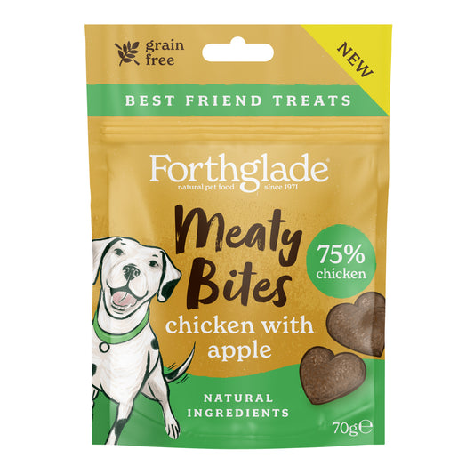 Forthglade Meaty Bite Chick Treat 10x70g