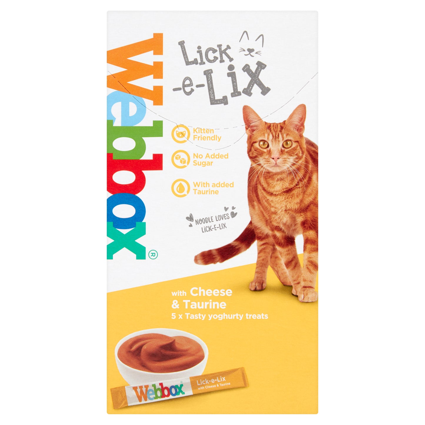 Webbox Lick e Lix Cheese&Taurine17x5x15g