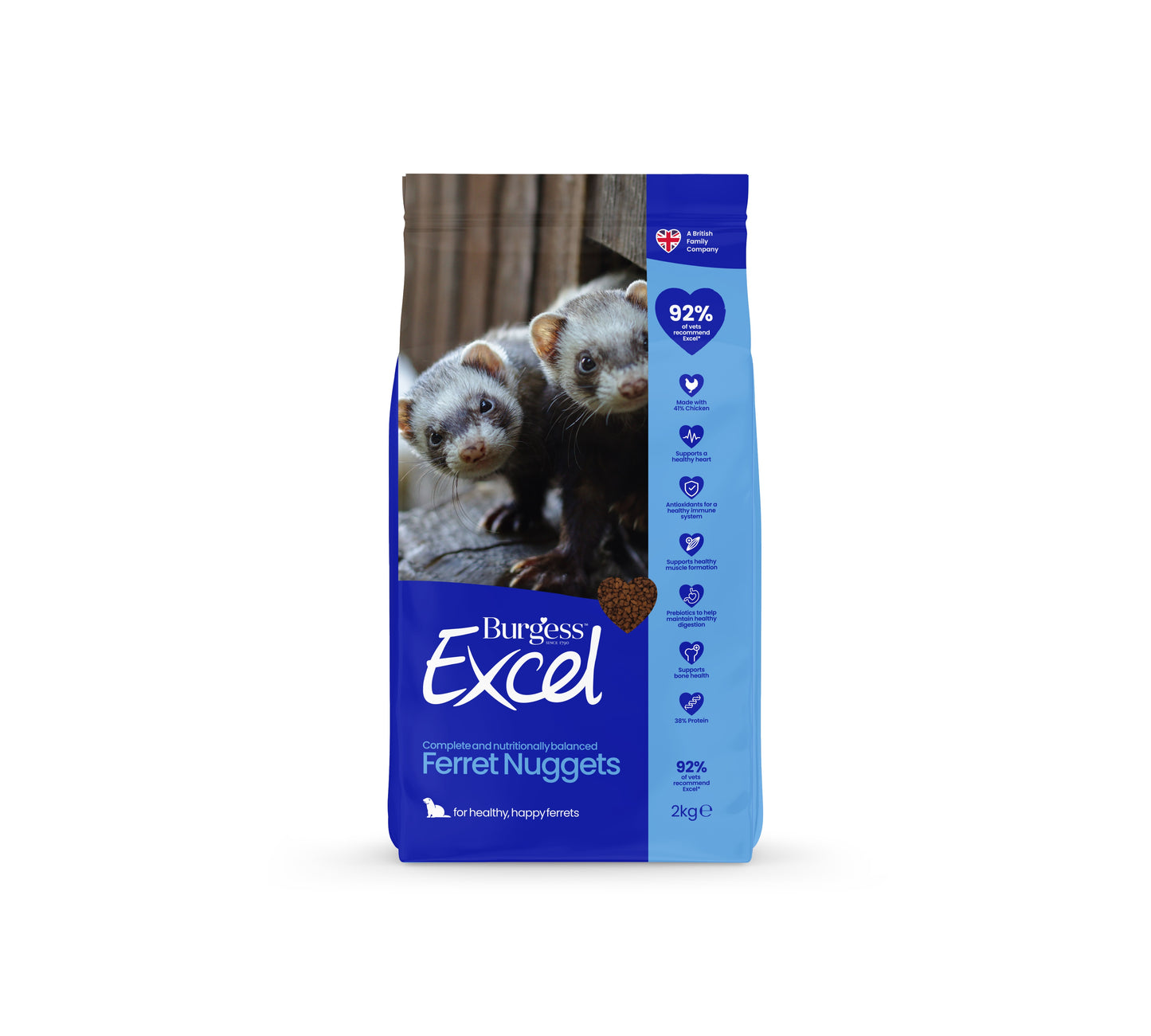 Burgess Excel Ferret Nuggets 2 kg