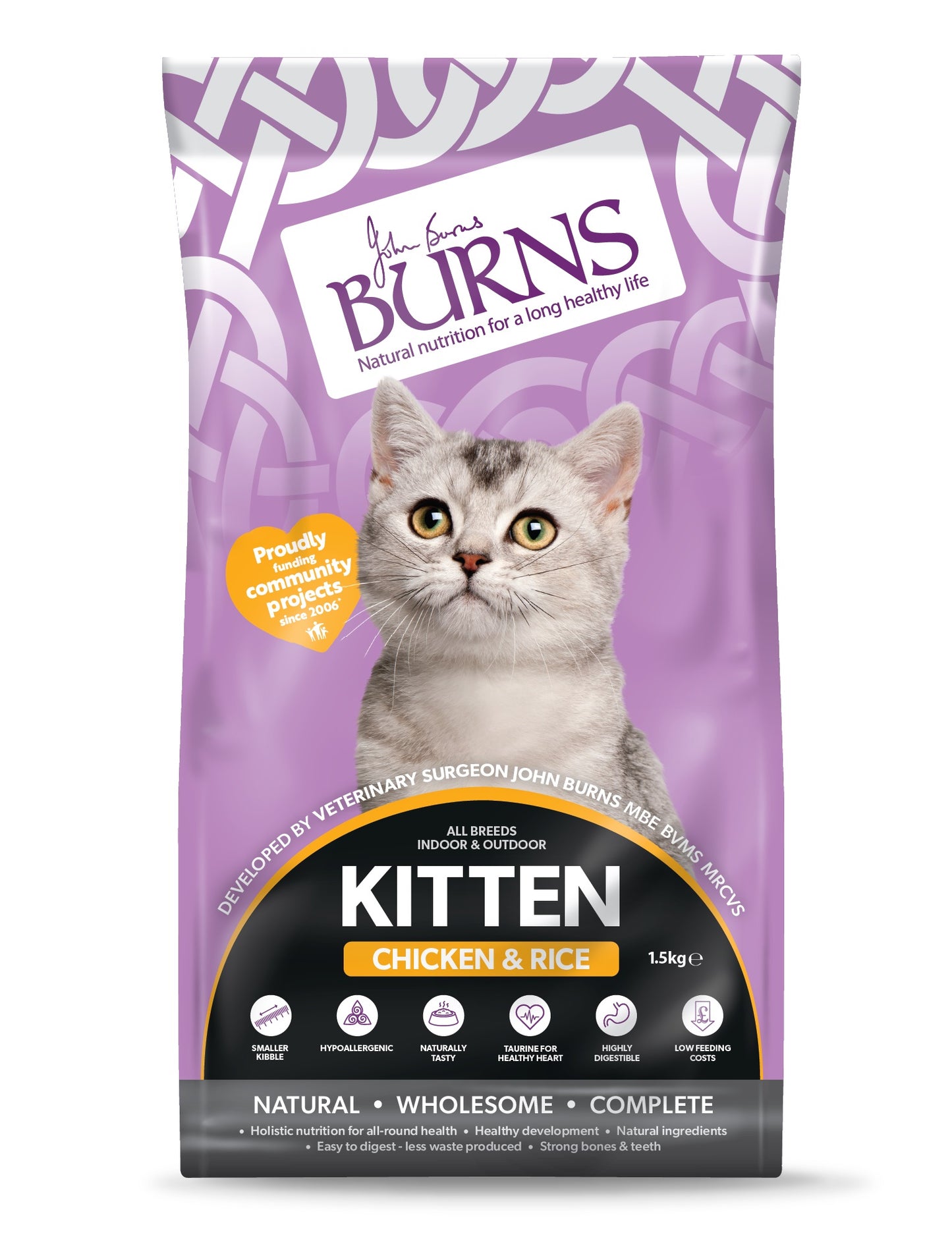 Burns Kitten Chicken & Rice 300 g