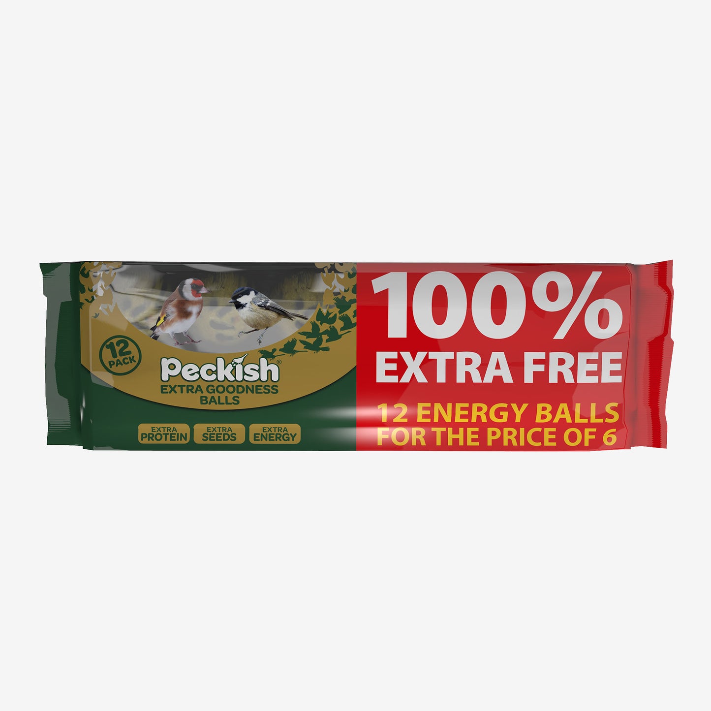 Peckish Extra Goodness Balls 6+6 Free