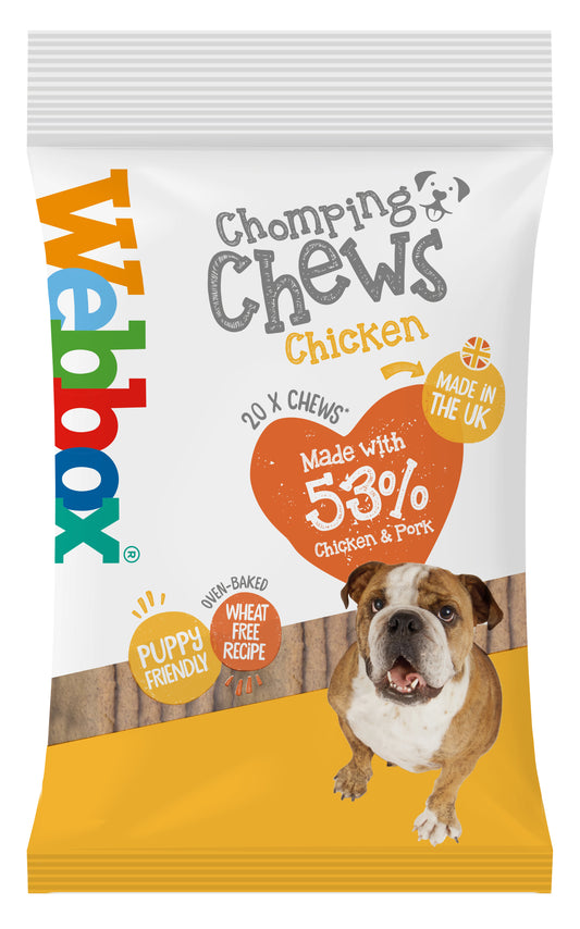 Webbox Chomping Chews Chicken 10x200g