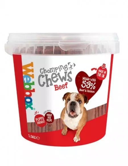 Webbox Chomping Chews Beef 1.5 kg