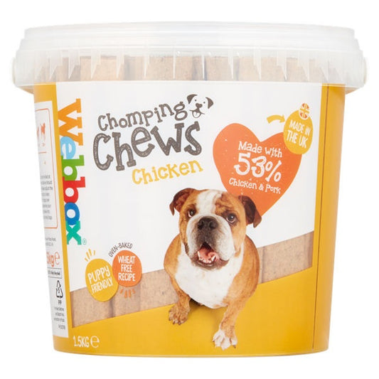 Webbox Chomping Chews Chicken 1.5 kg