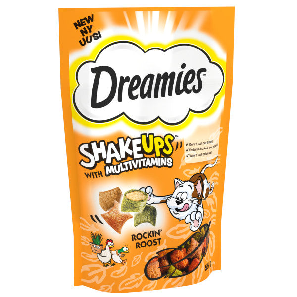 Dreamies Shakeups Rockin Roost 8x55g