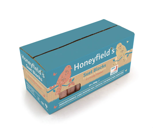 Honeyfield Suet Mixed Block 10x300g