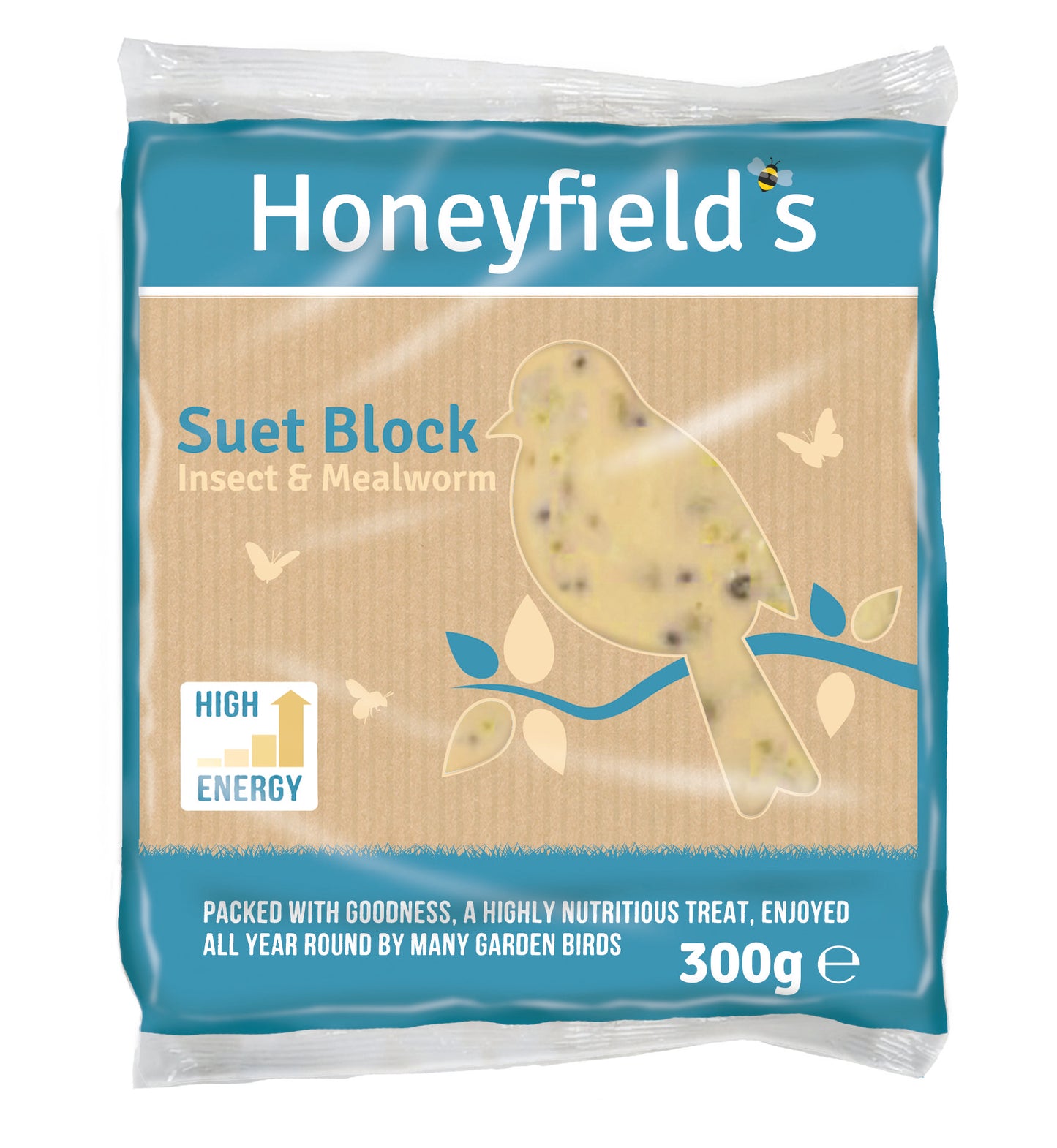 Honeyfield Suet MWorm Ins Bloc 10x300g