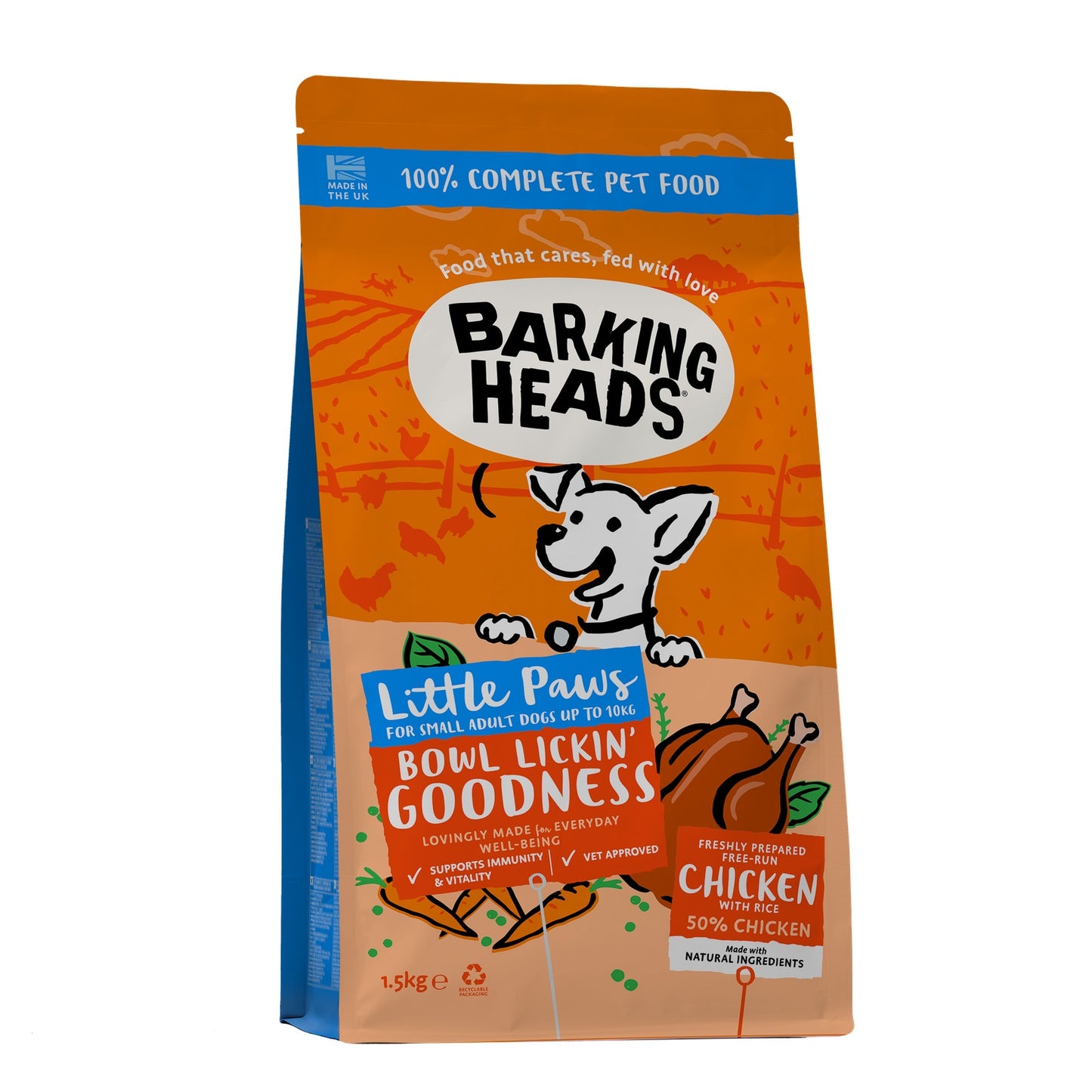 Barking Head Little Paws Chick 4x1.5kg