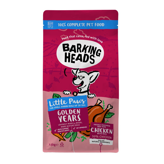 Barking Head Little Paws Gold Yr 4x1.5kg