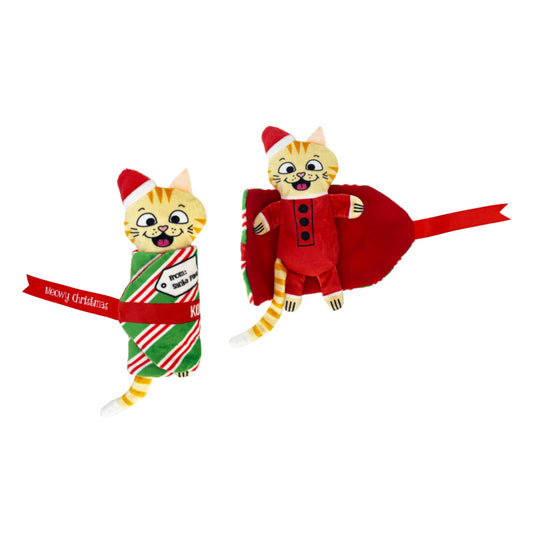 Kong Xmas Cat Kickeroo Assorted