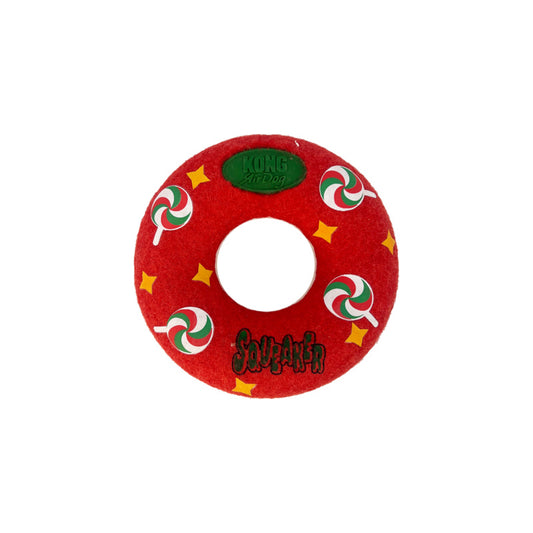 Kong Xmas AirDog Squeaker Donut Medium