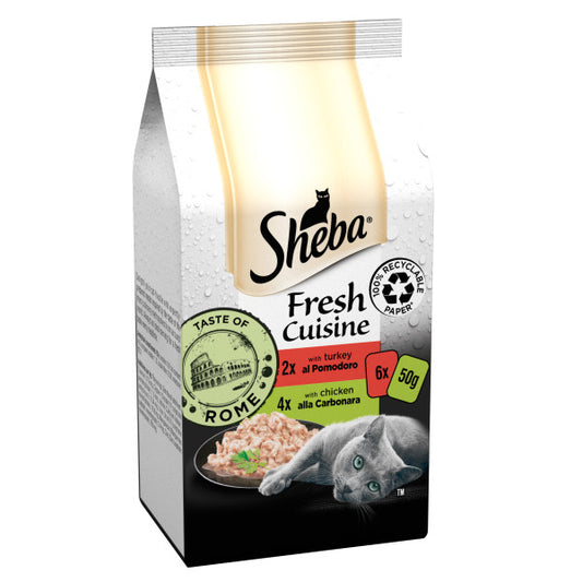 Sheba Pch Fresh Cuisine Plt CIG 8x6x50g