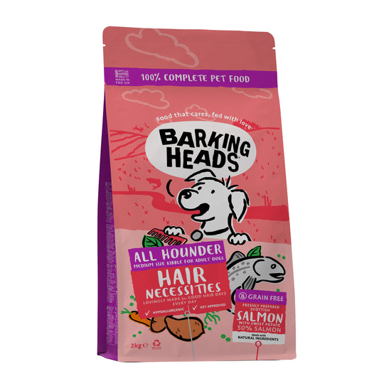 Barking Head All Hound Hair Salm 4x2kg