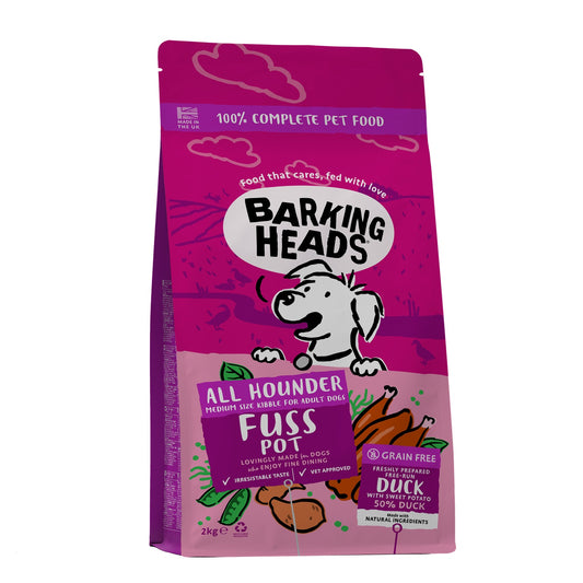 Barking Head All Hound FussPot Dck 4x2kg