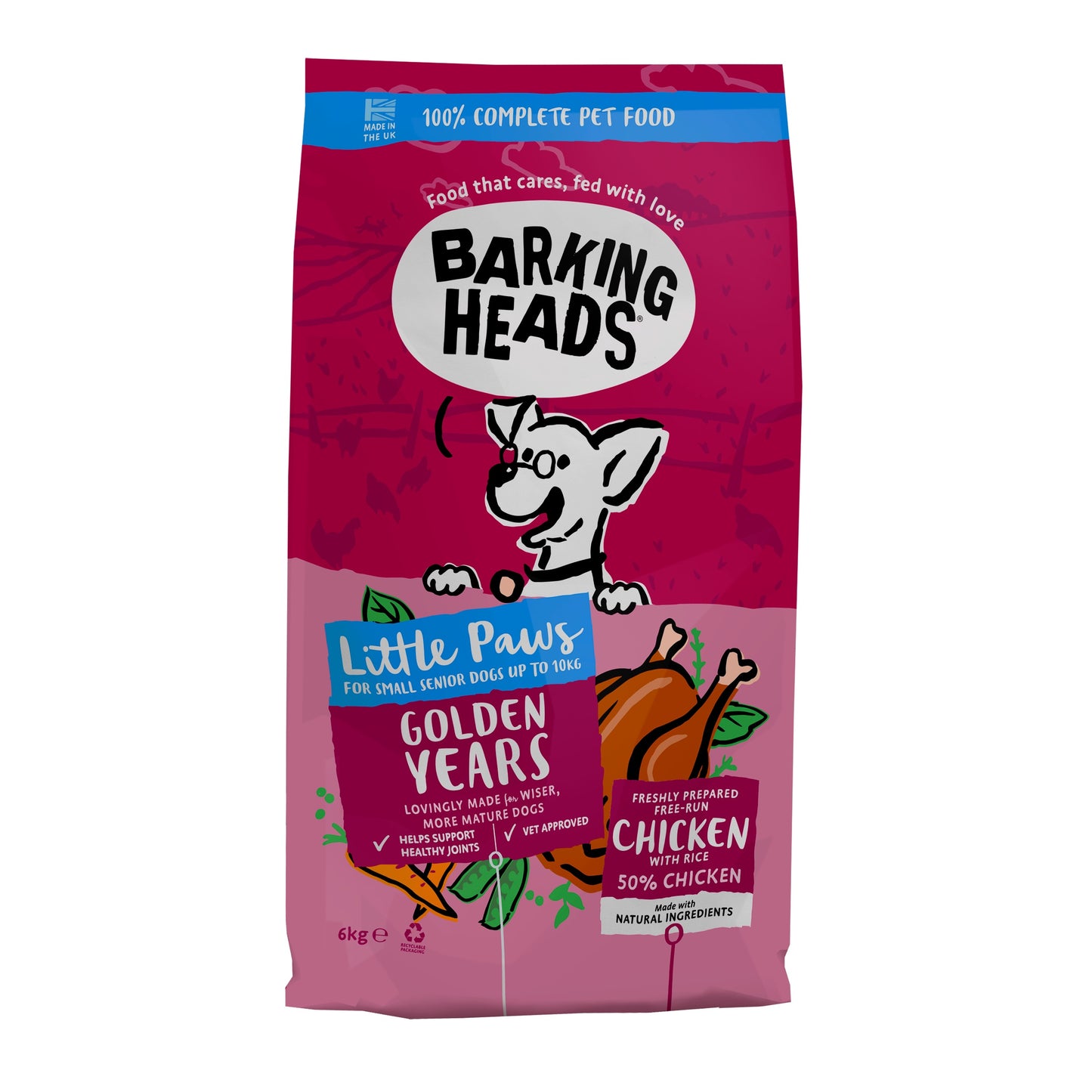 Barking Head Little Paws Gold Year 6 kg