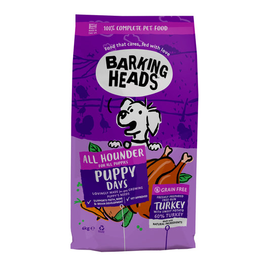 Barking Head All Hound Puppy Turkey 6 kg