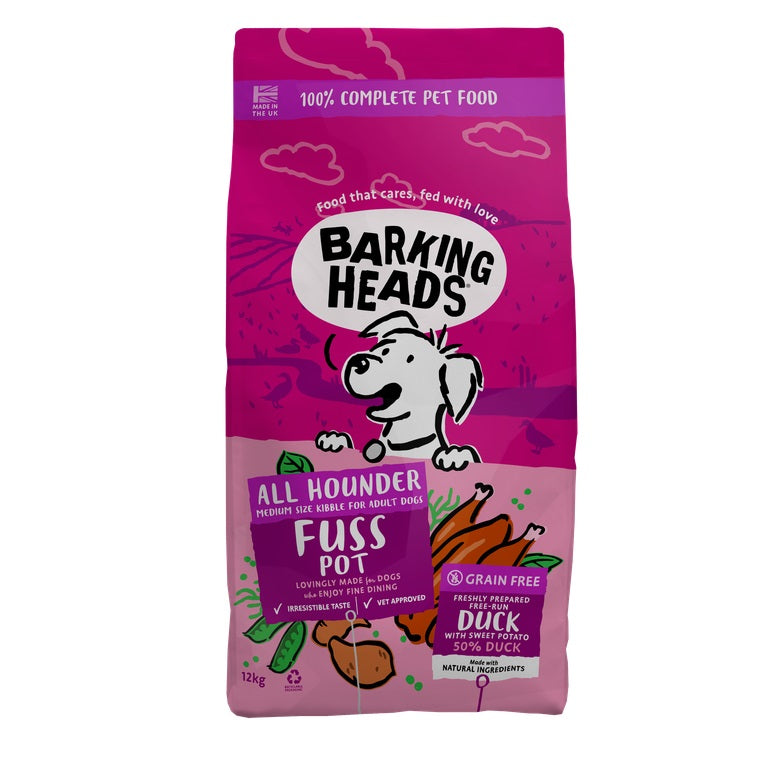 Barking Head All Hound FussPot Duck 12kg