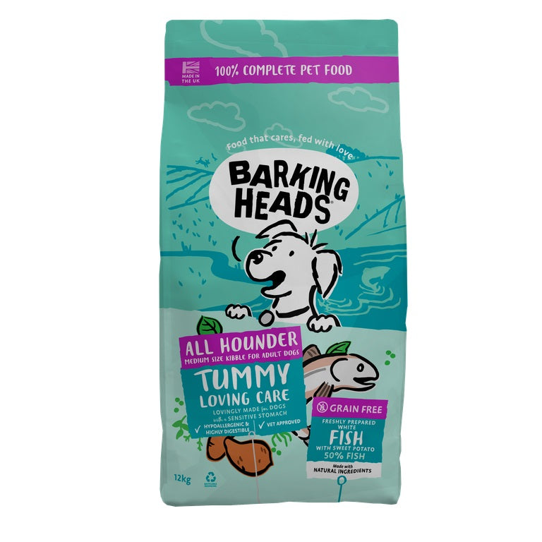 Barking Head All Hound Tum Care Fsh 12kg