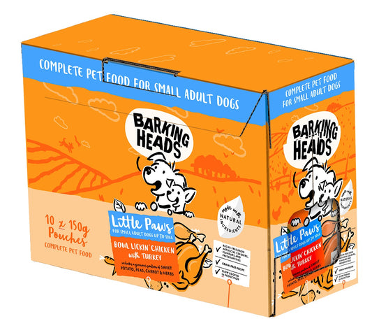 Barking Head Little Paws Wet C&T 10x150g