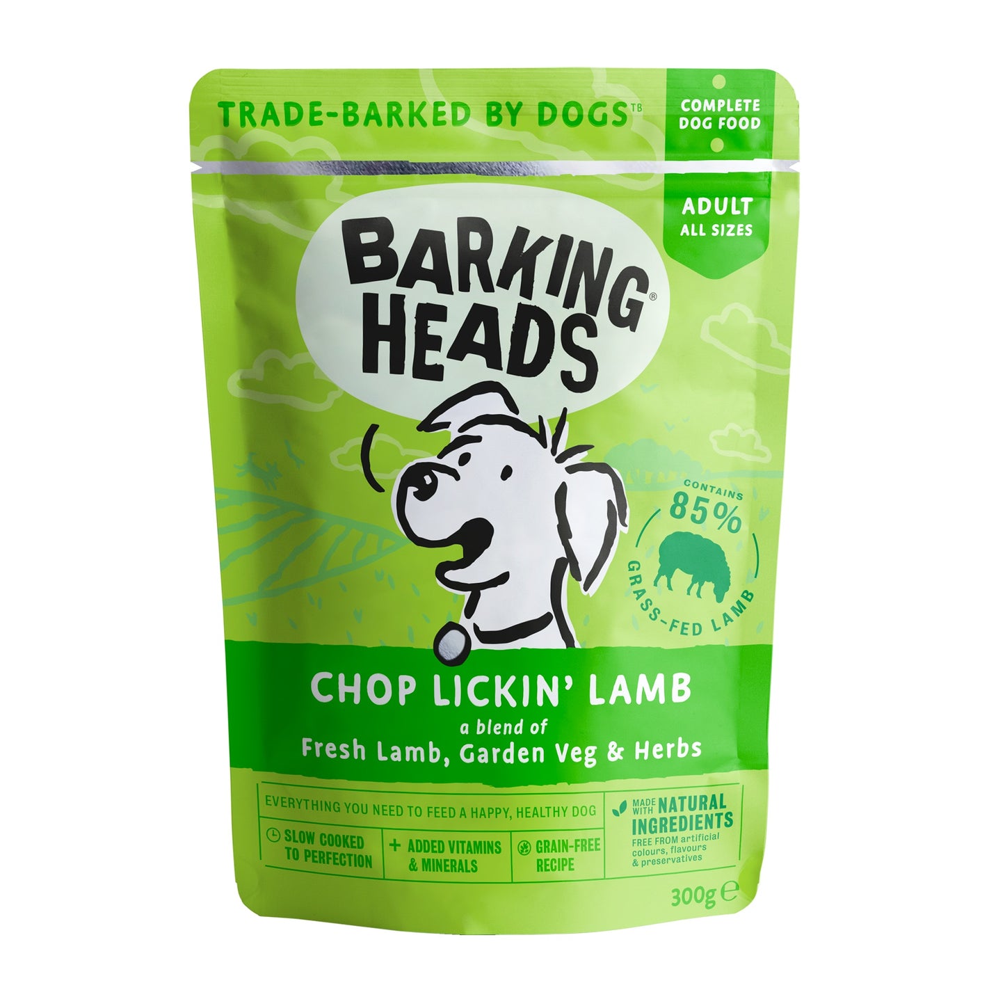 Barking Head Wet Chop Lamb 10x300g