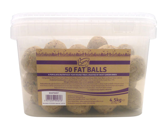 Berry Feeds FatBalls 50 No Net Tb 4.5kg