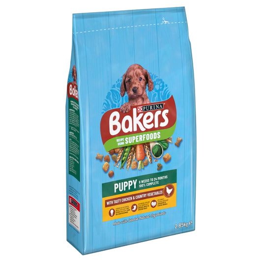 Bakers Puppy Chicken & Veg 12.5kg