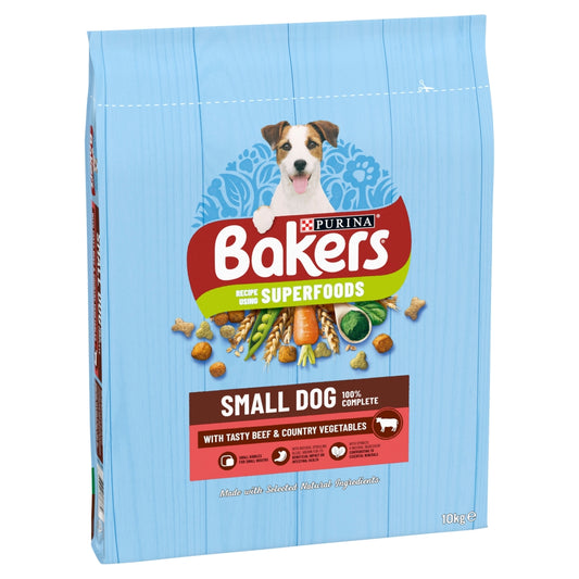 Bakers Small Dog Beef & Veg 10 kg