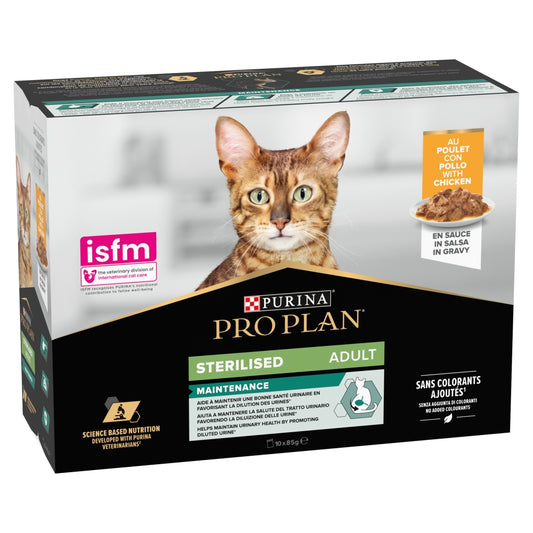 Pro Plan Adult Sterilised Chk 4x10x85g