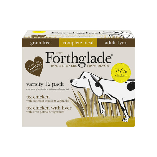 Forthglade Adlt Comp GF Duo C/CL 12x395g