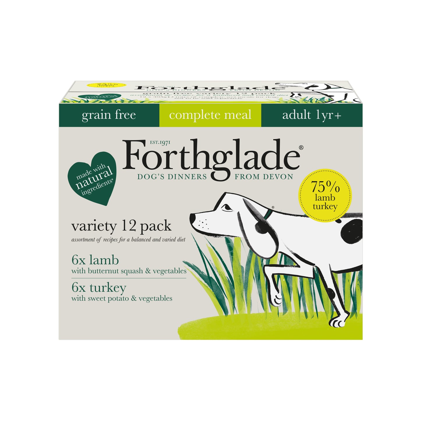 Forthglade Adlt Comp GF Duo L/Tk 12x395g