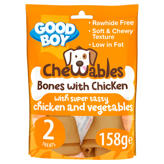 Good Boy Chewables Chick Bone Med 8x158g