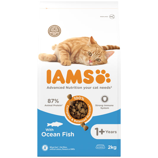 Iams Cat Adult Ocean Fish 2x2kg