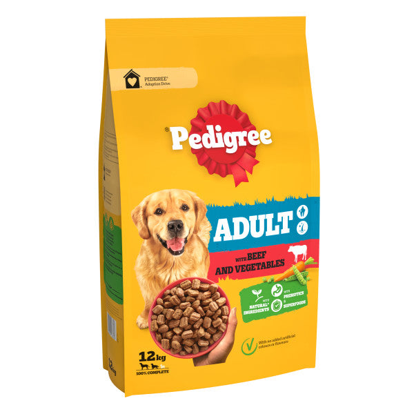 Pedigree Adult Beef & Veg 12 kg