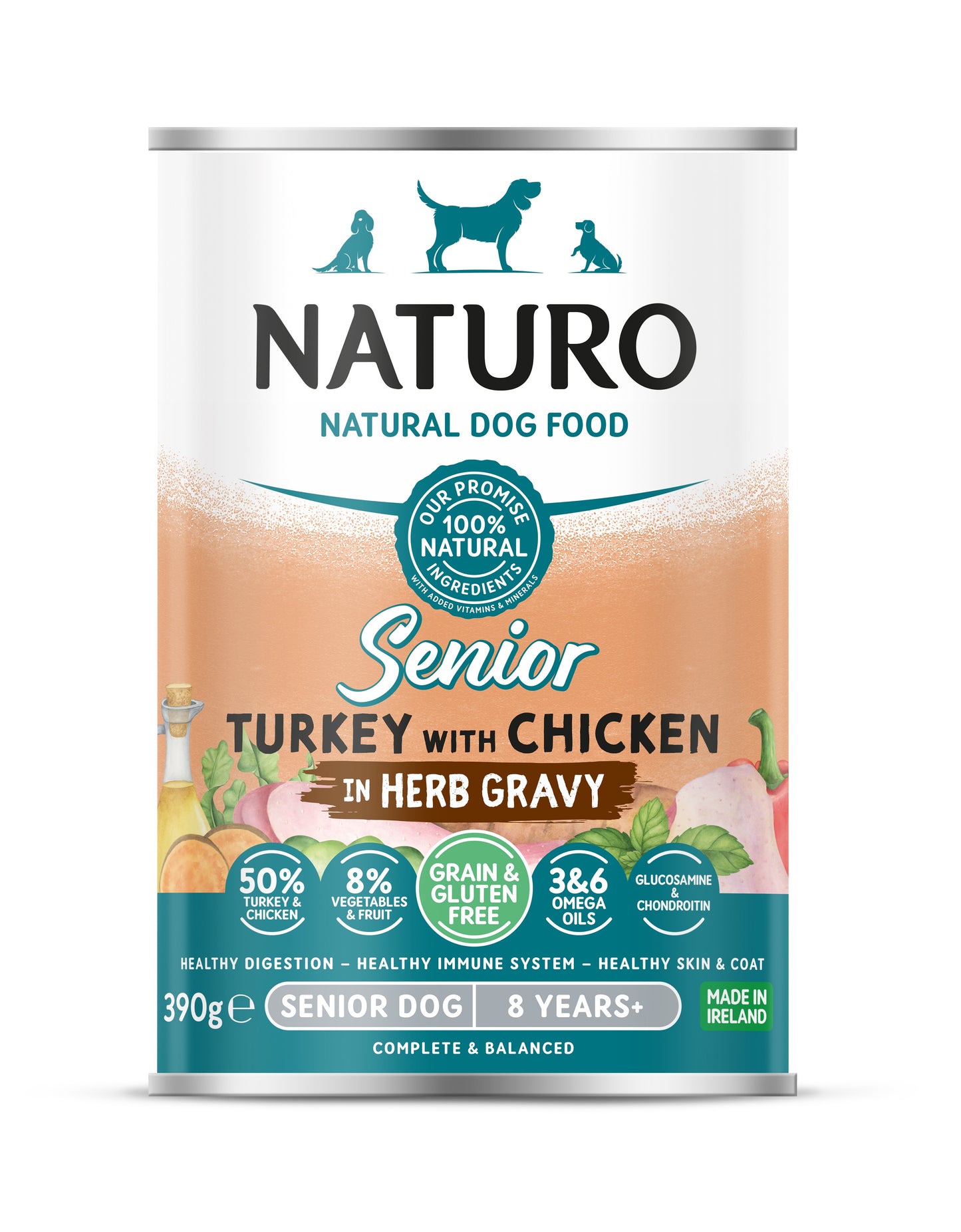 Naturo Senior GGF Turk Gravy Tin 12x390g