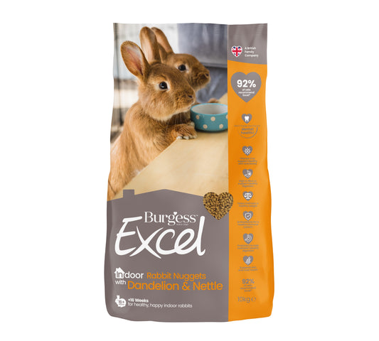 Burgess Excel Indoor Rabbit Nugget 10 kg