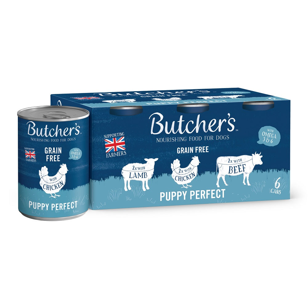 Butchers Tins Pup Perfect GF Grv4x6x400g