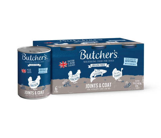 Butchers Tins GF Joints & Coat 4x6x390g